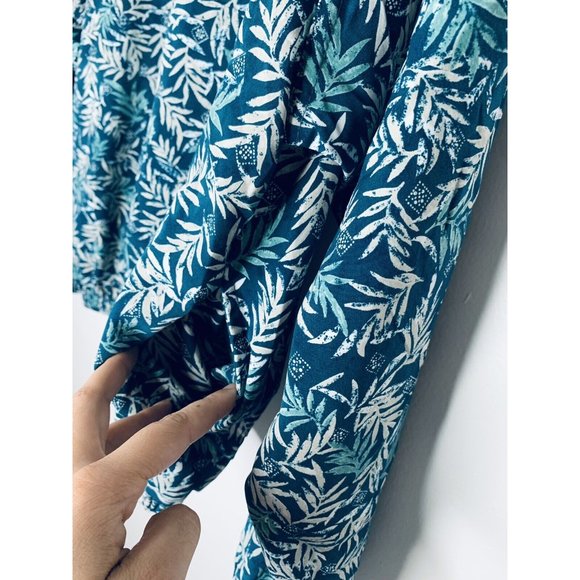 Bette & Court Woman Wind‎ Jacket  Leafs 1/2 Zip Pullover Pockets Size M(0520) - Picture 8 of 8